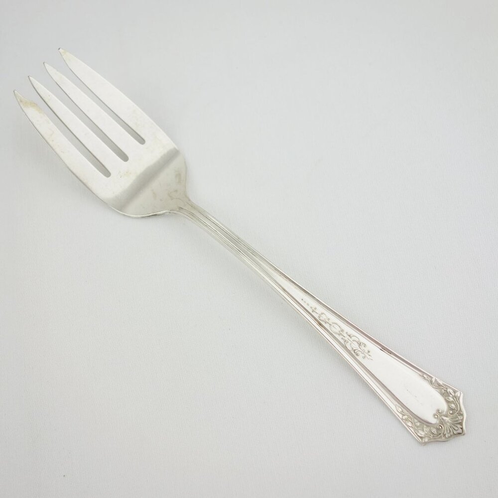 Continental Silverplate Three Cold Meat‎ Serving Fork